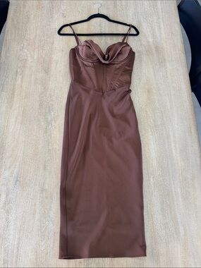knee length dresses for ladies CLAIRE A-LINE PLEATED LACE MIDI DRESS | CULT MIA main image 1